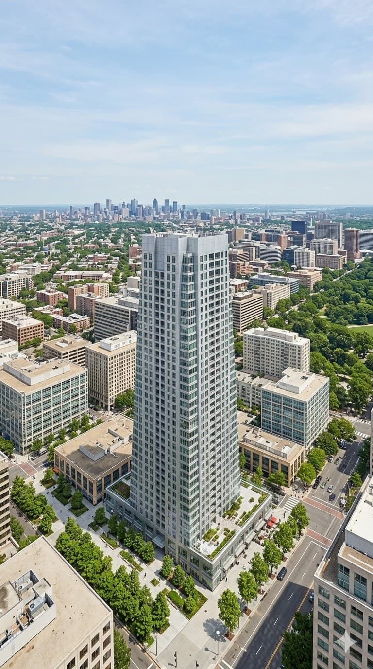 Modern building facade